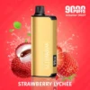 ALIBARBAR INGOT 9000 PUFF – STRAWBERRY LYCHEE